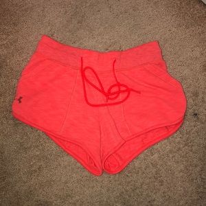 NEON UNDERARMOUR SHORTS